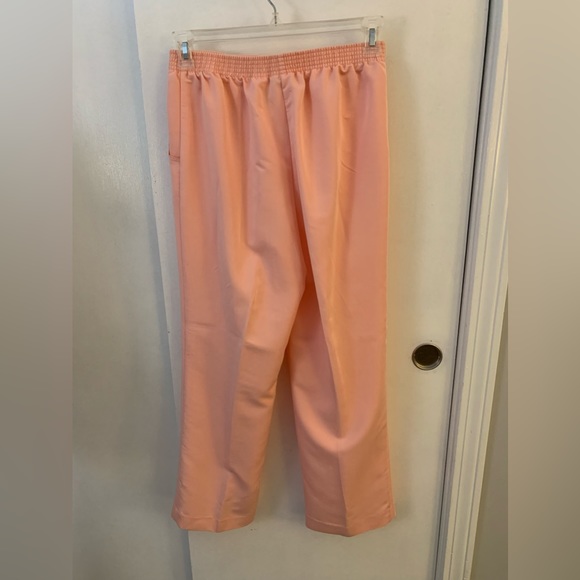 Alfred Dunner peach pants 10P EUC - Picture 2 of 4